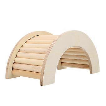 Wooden Bath Sand Basin Climbing Ladder for Hamster 1Pcs Play Toy