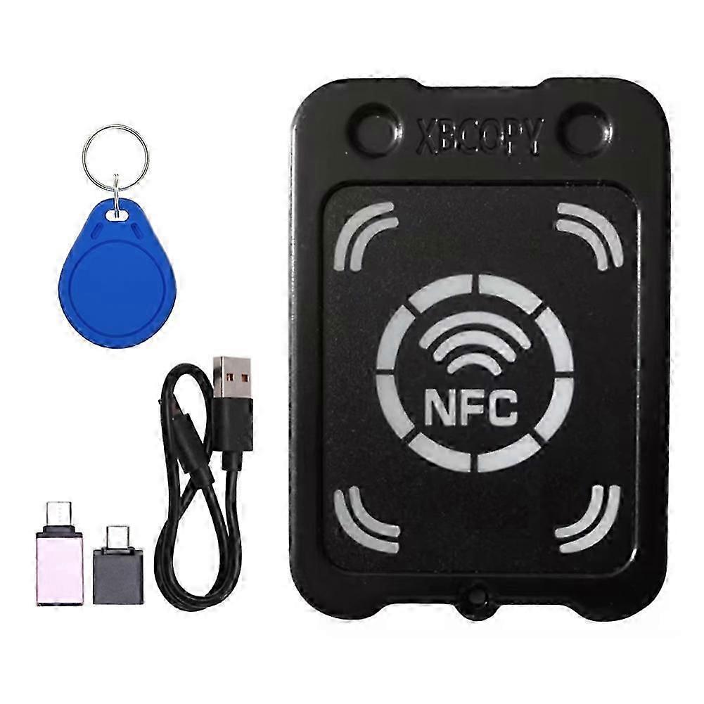 RFID Smart Chip Card Reader+UID Keychain NFC Encryption Key Reader