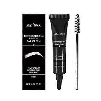 Krem do brwi Zephoco Black Stereoscopic Eyebrow Cream bez trudu podkreśla kształt brwi, naturalnie i gładko utrzymuje makijaż, a jego aplikacja nie blaknie.