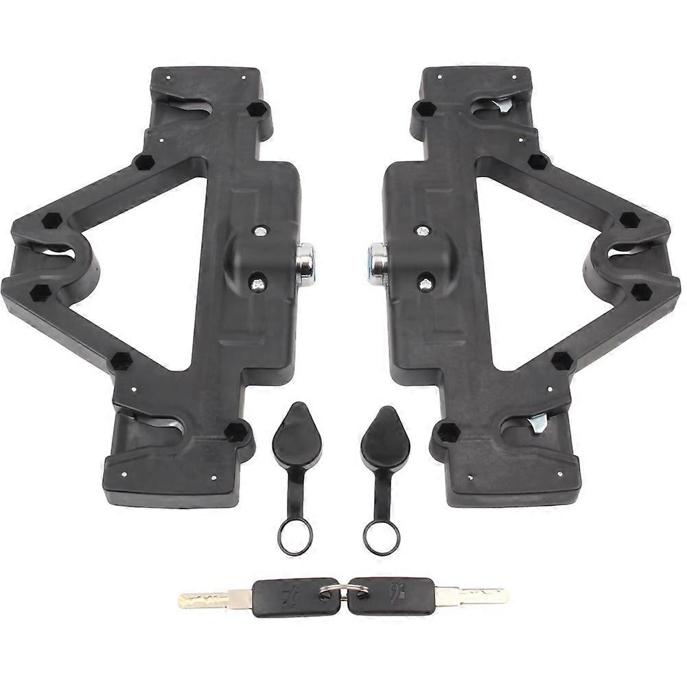 Motorcycle Saddlebag Quick Release Locking Brackets Universal Side Bag Quick Lock Mount Kit DIY Quick Release Bracket