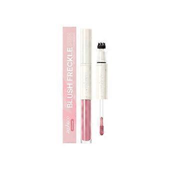 Zephoco Peach Pink 2-i-1 flytande rouge-segel ger naturligt färg och konturerar enkelt för att skapa en energisk makeup-look