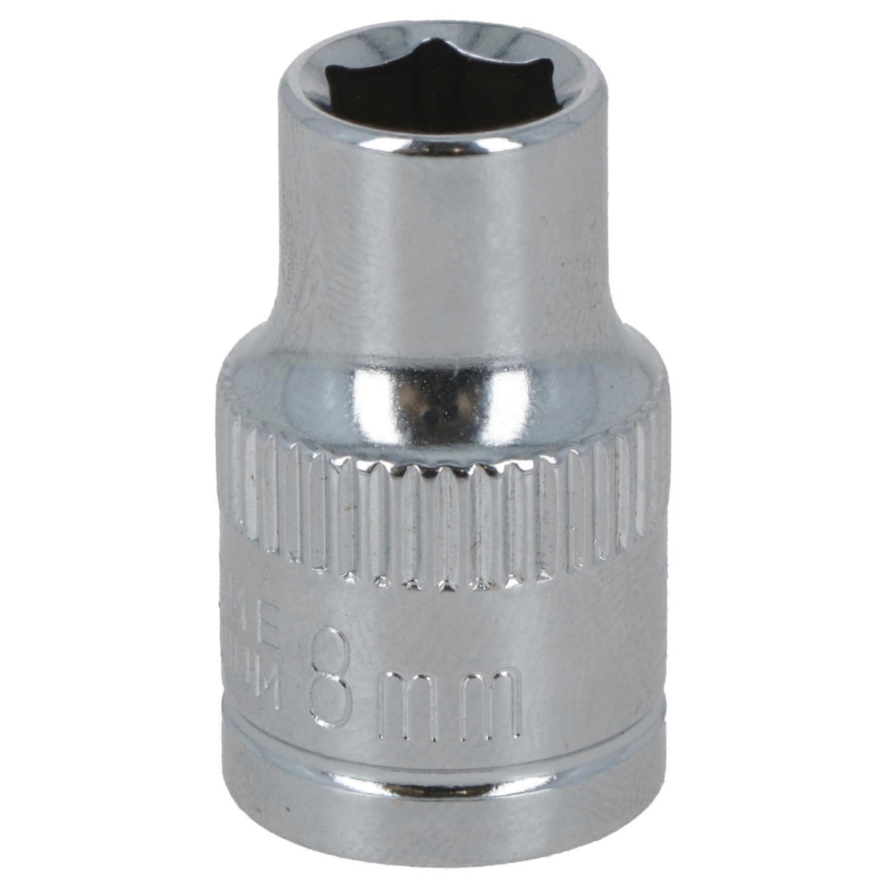 8mm 3/8" Drive Shallow Metric Socket Single Hex / 6 sided Bergen