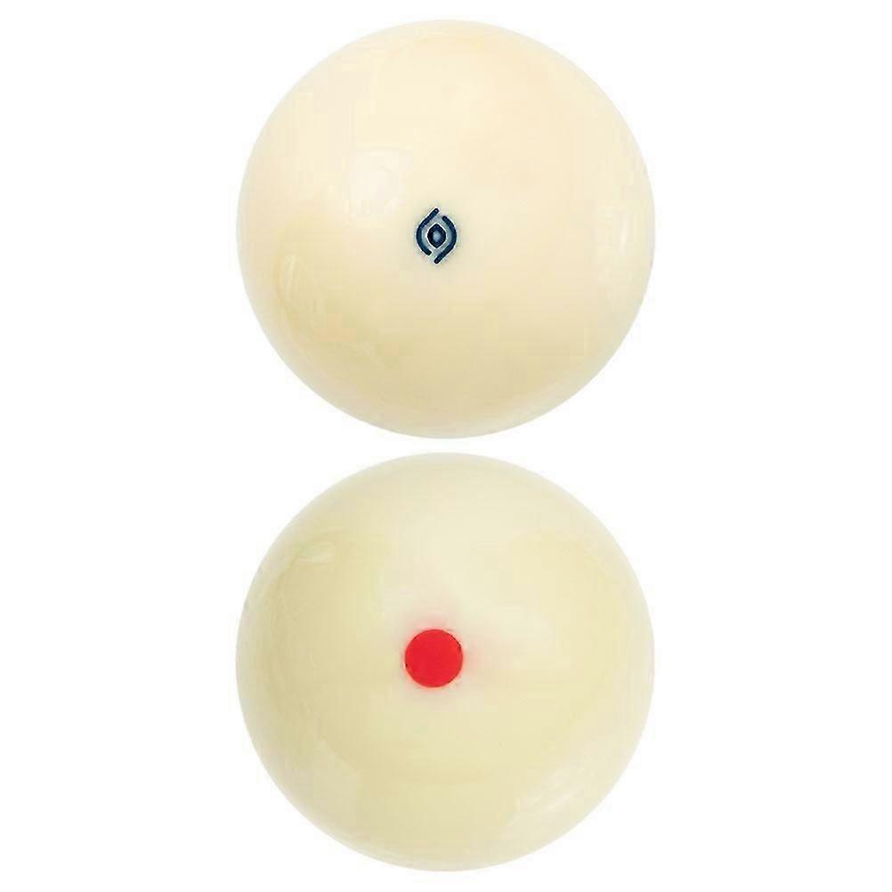 Cue Balls Professional Resin Billiard White Balls for Playing 2Pcs Replaceable