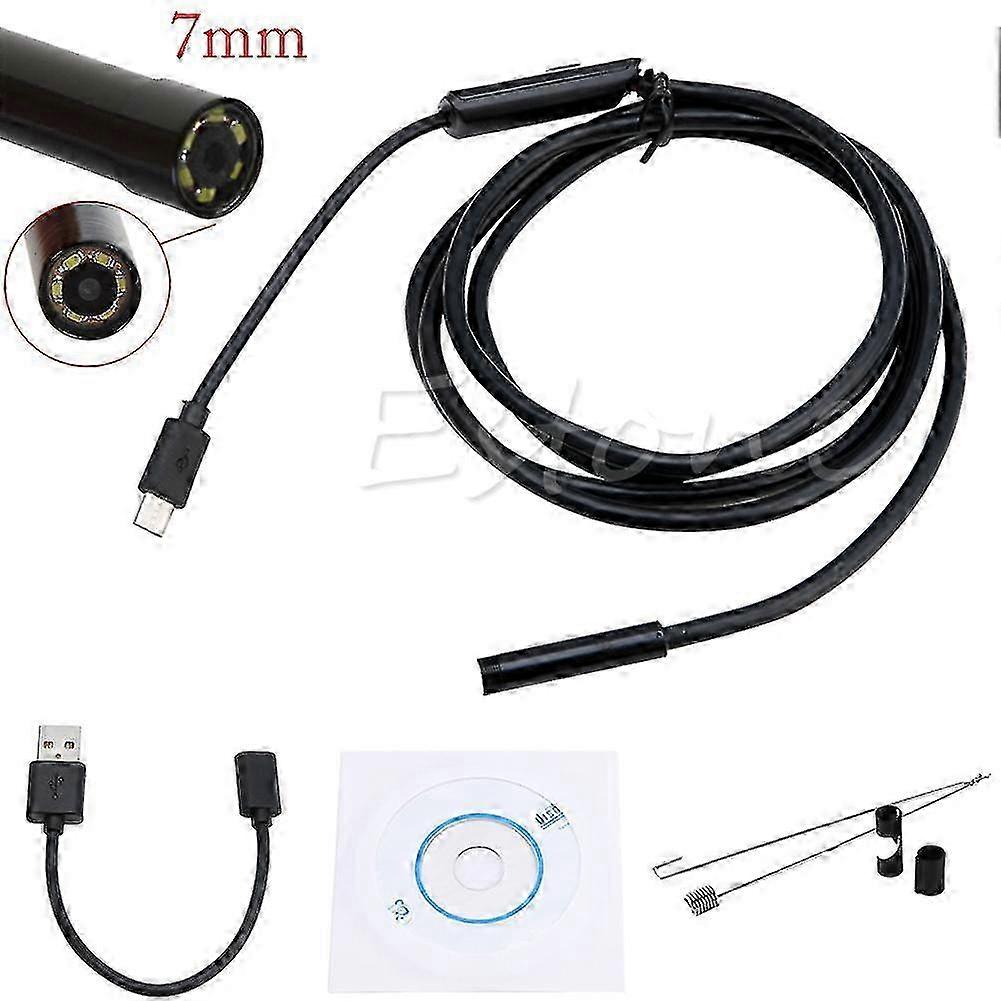 7mm Endoscope With 6 Adjustable Led 300000pixels Support For Android Win2000/xp/vista/7 Inspection Camera Borescope