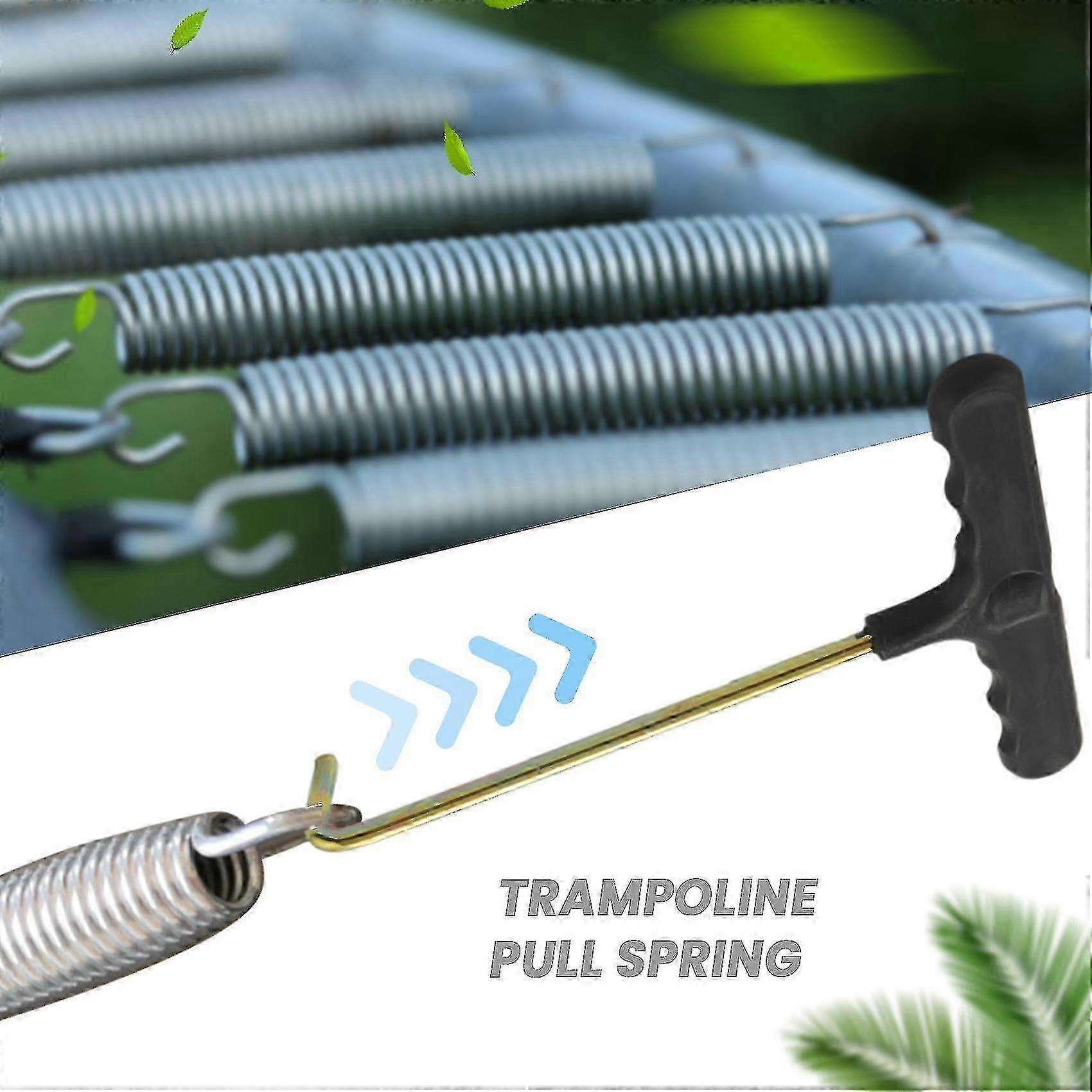 2pcs Spring Pull Tool T-hook for Trampoline Spring Installation