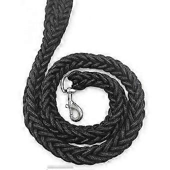 Black Heavy Duty Dog Leash for Large Breeds - 3.9ft Long, Durable and Strong Control