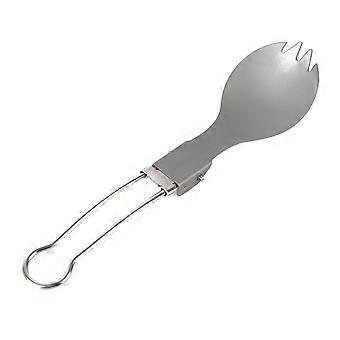 Folding Fork Spoon Titanium Outdoor Camping Picnics Portable Cutlery