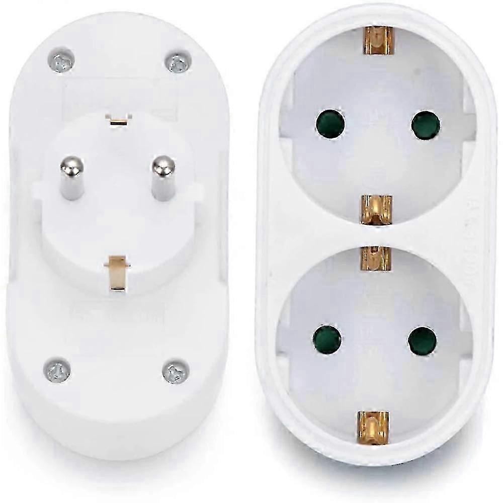 2 Slot dublu plug multiple plug socket multi plug adaptor orizontal x