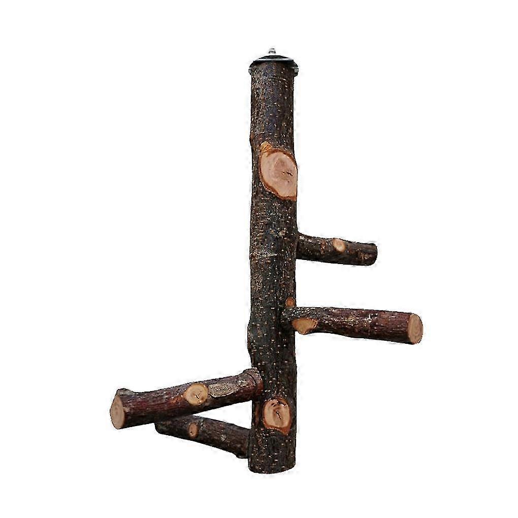 Stable Wooden Bird Perch For Claw Exercise