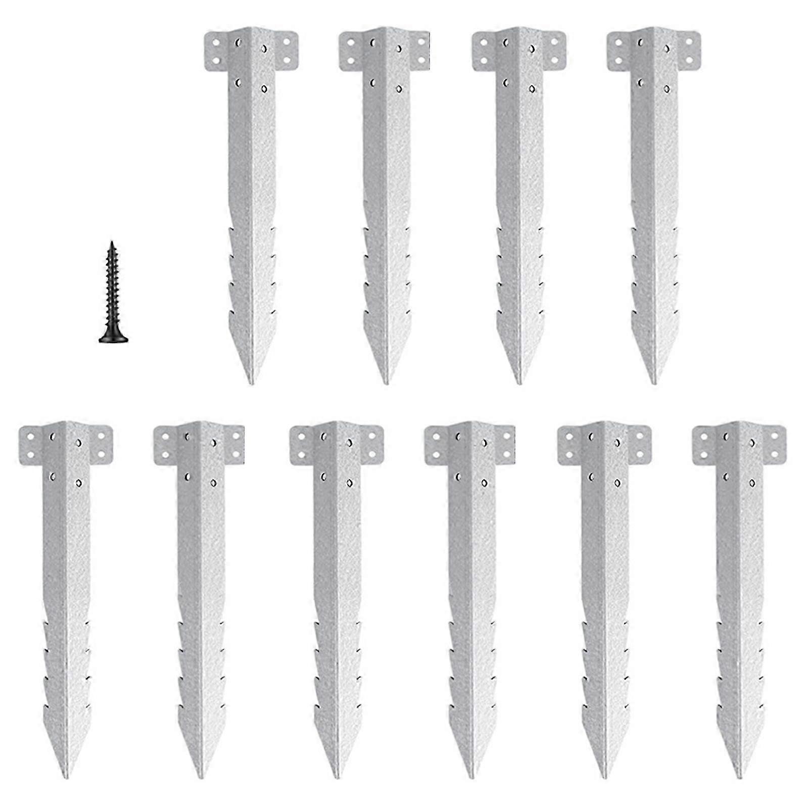 Rust-Free Metal Garden Fence Posts