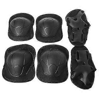 Kids Knee Pads compatible with Cycling Skating Scooter - Elbow Guard Children Protection - Black