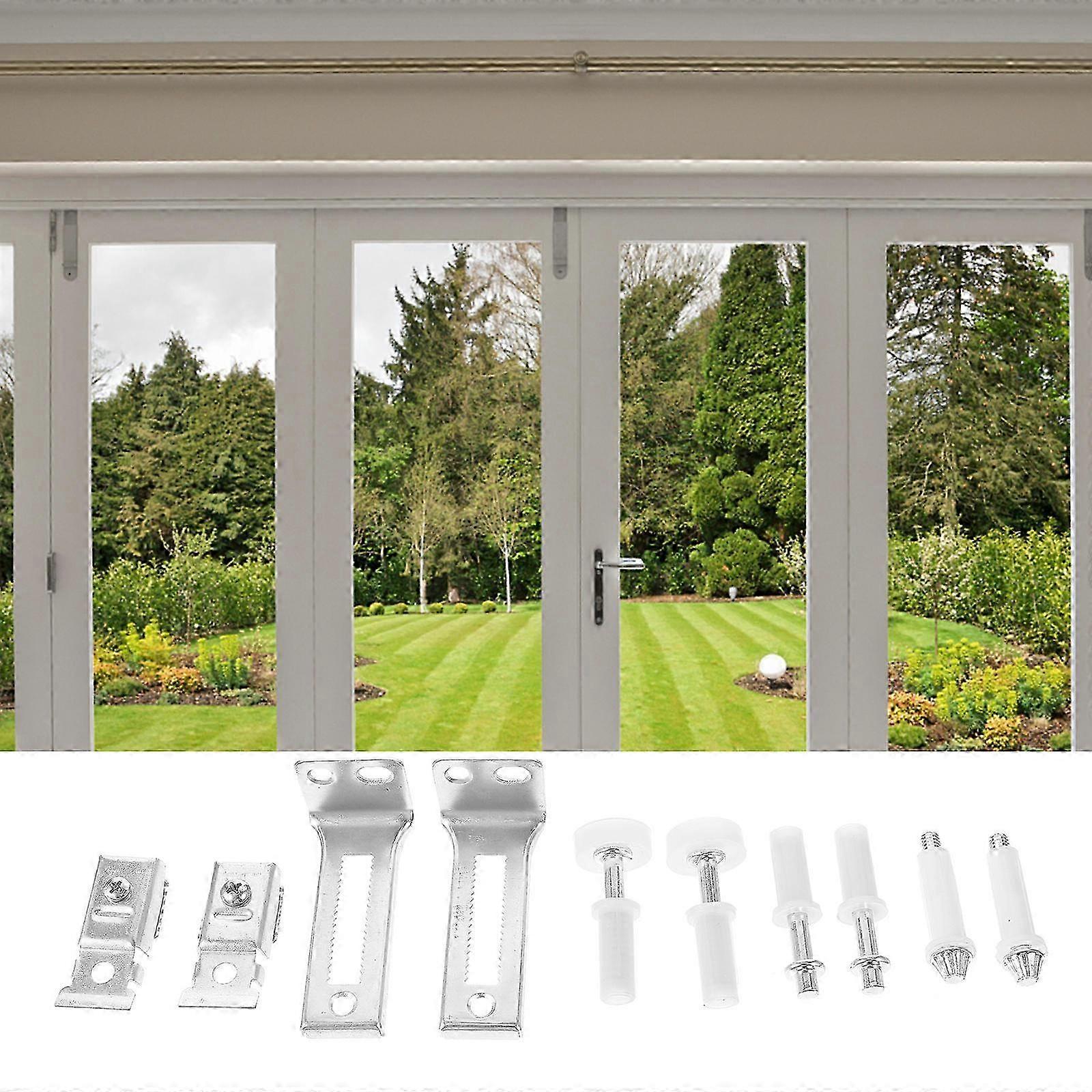 1 Set Bifold Door Hardware Top Pivot Bottom Pivot Door Roller Replacement Part