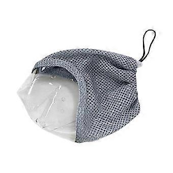 Cat Grooming Hood Adjustable Anti-Bite Muzzle with Clear View ICF