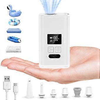 Pc Mini Air Pump for Inflatables - Portable Electric Air Mattress Pump, Mini USB Rechargeable Air Pump, Inflation Pump