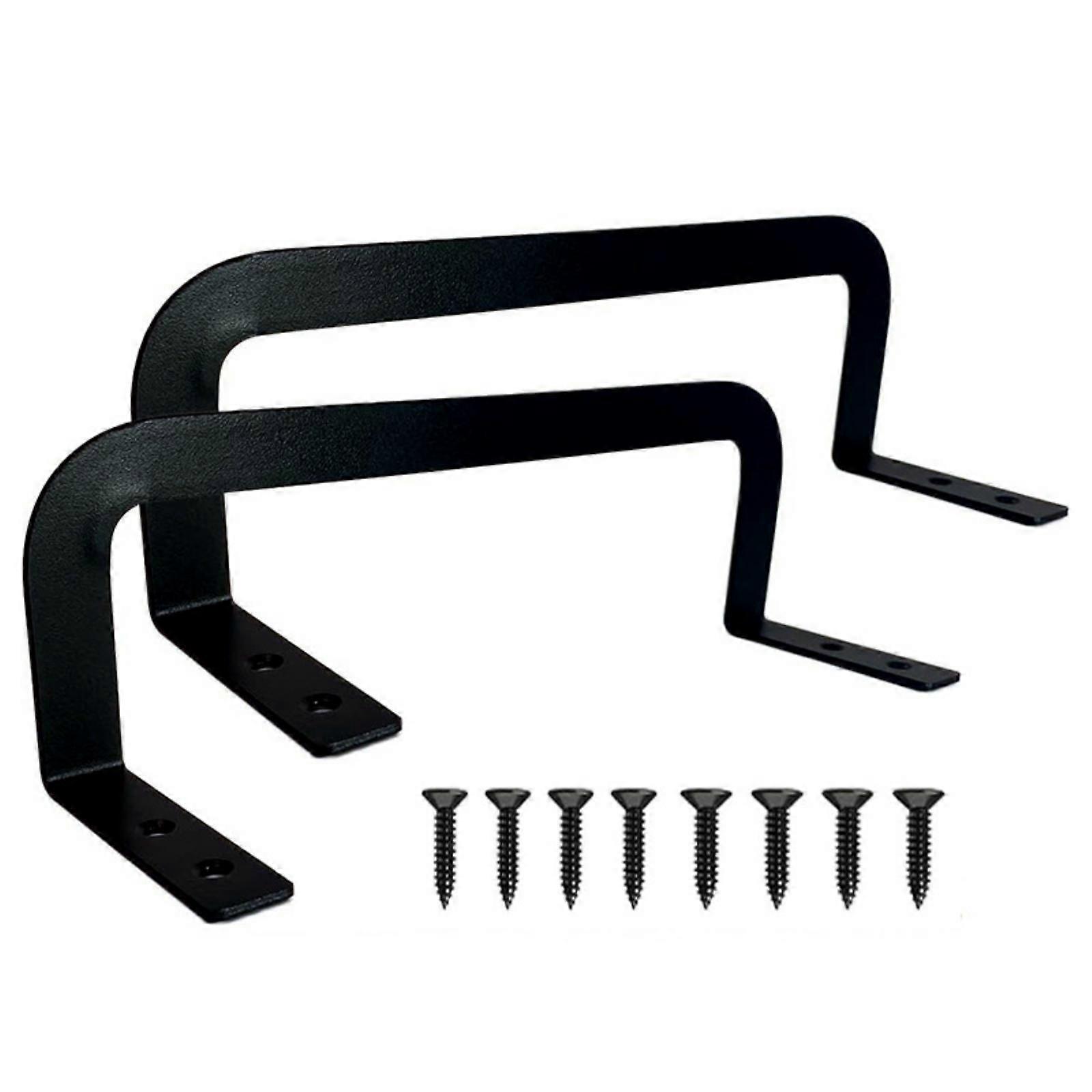 2 Pieces Bracket Rust-Resistant L-Shaped Mattress-Retaining Bracket Sturdy