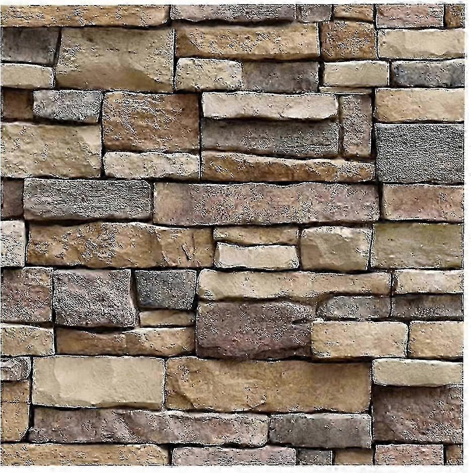 Styrofoam Wall Cladding 3D Stone Look Panels compatible with Interior Decoration Kitchen Bathroom