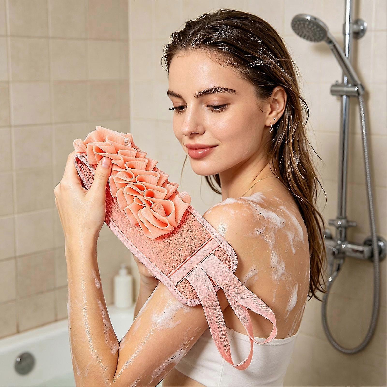 Silk Melon Elastic Bath Sponge Washable