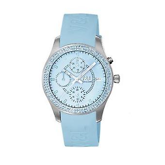 V & l tempo lights watch for Women Analog Quartz with Rubber Bracelet VL016003