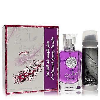 New Tawakkal Perfumes Mahasin Crystal Violet Deodorant Edp Floral Orchid Vanilla Musky Woody 100ml