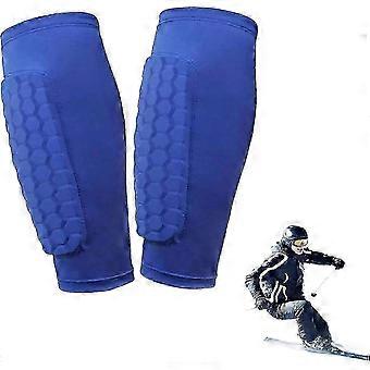 Ski Shin Pads 1 Pair Breathable Shockproof Guard for Skiing Football Cycling Climbing, Kids_OpLa1
