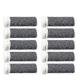 10-Pack Replacement Roller Heads for Emjoi Micro Pedi Nanob