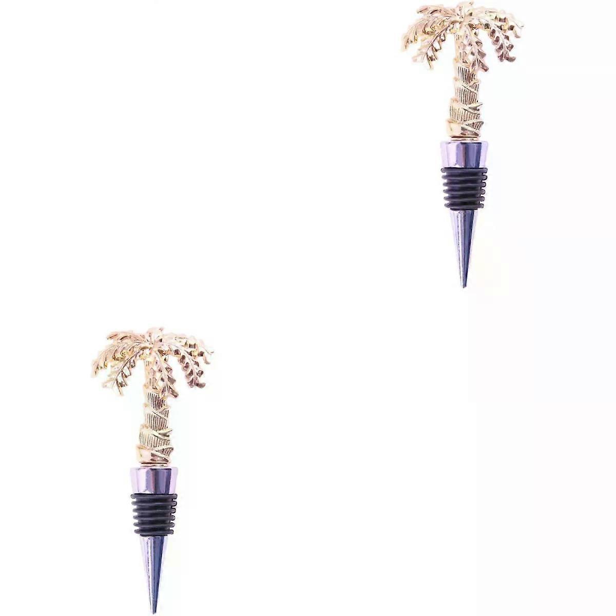 2pcs Wine Bottle Plug Bottle Accessory Creative Sealing Plug for Sealing