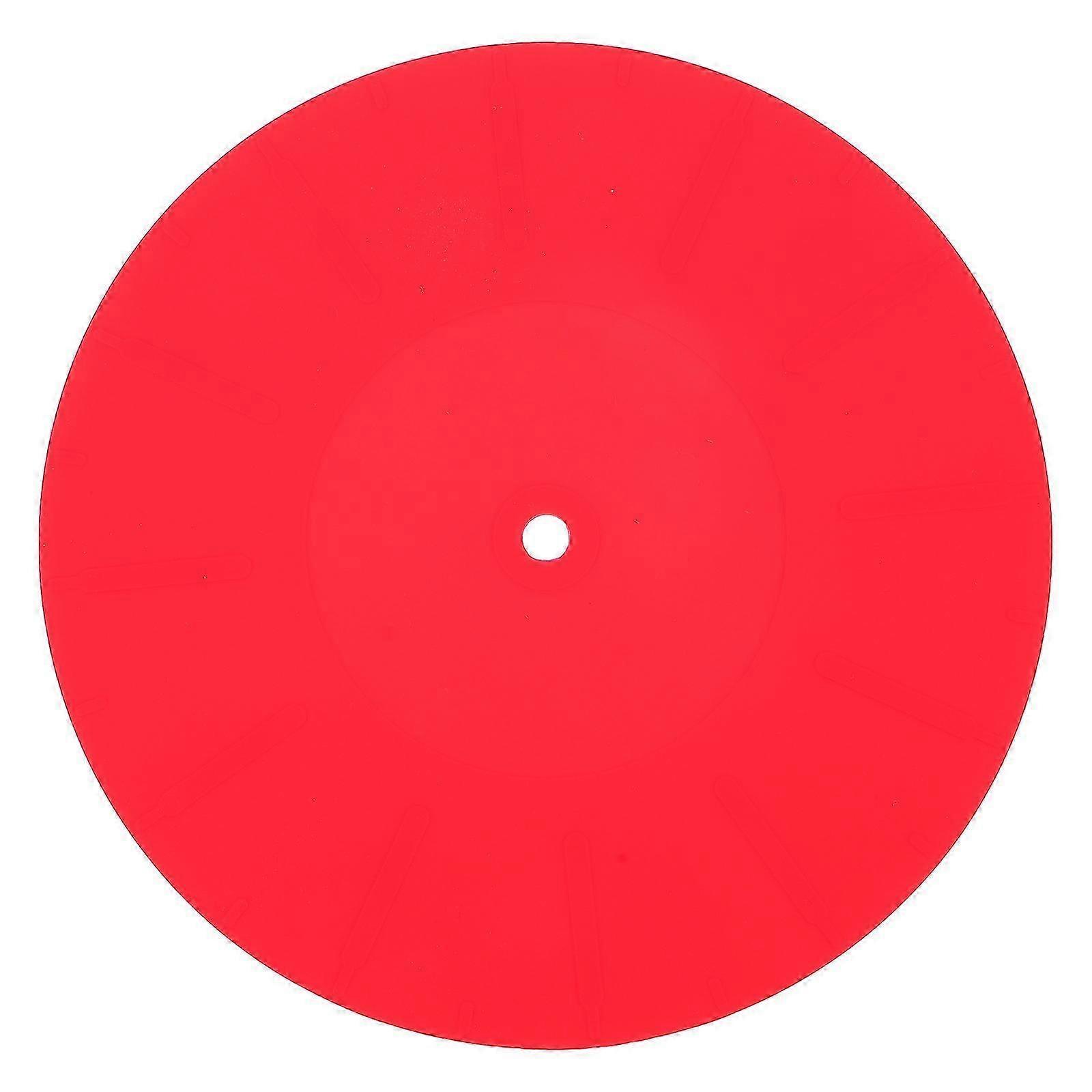 Red Silicone Turntable Platter Mat
