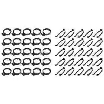 25pcs Rear Fender Mudguard Bracket 25pcs Electric Scooter Front Tube Stem Folding Support Compatible with Scooter
