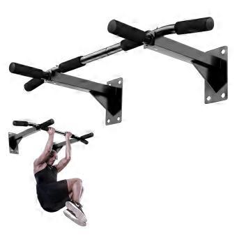 Wandgemonteerde optrekstang met schuim handgrepen, 420 lbs ondersteuning, voor thuis gym