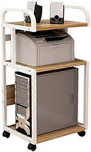 Adjustable Printer Stand with Multilayer Storage Design, ScratchResistant Surface for Home Office (#1)
