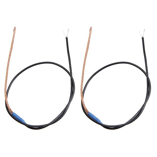 2X Acoustic Guitar Saddle Piezo Bridge Pickup Soft With 2.5 Jack