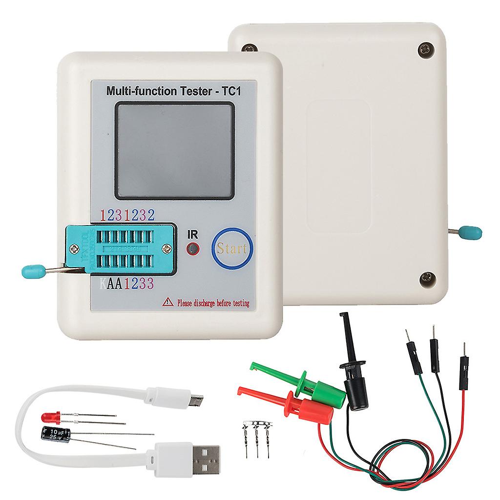 LCR-TC1 Buntes Display Multifunktionale TFT-Hintergrundbeleuchtung Transistor-Tester-Diode