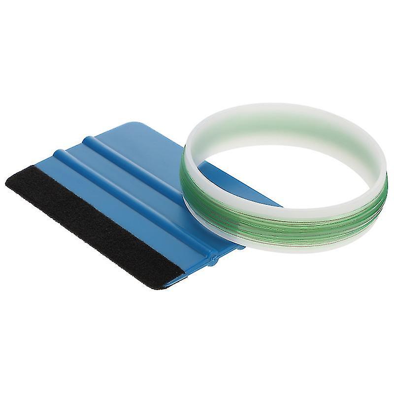 10X7cm Blue Vehicle Decor Accessory Sets 1 Set Practical Film Cutting Tape Paper Trim Vehicle Wrappi
