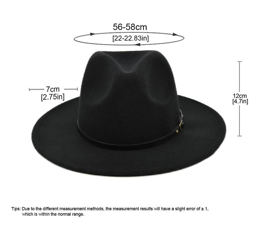 Pxcl Dámské Pánské Klobouky Zimní Módní Plstěný Klobouk Zimní klobouk Zimní klobouk - Fedora Klobouk s širokým okrajem Plstěný klobouk Venkovní klobouk