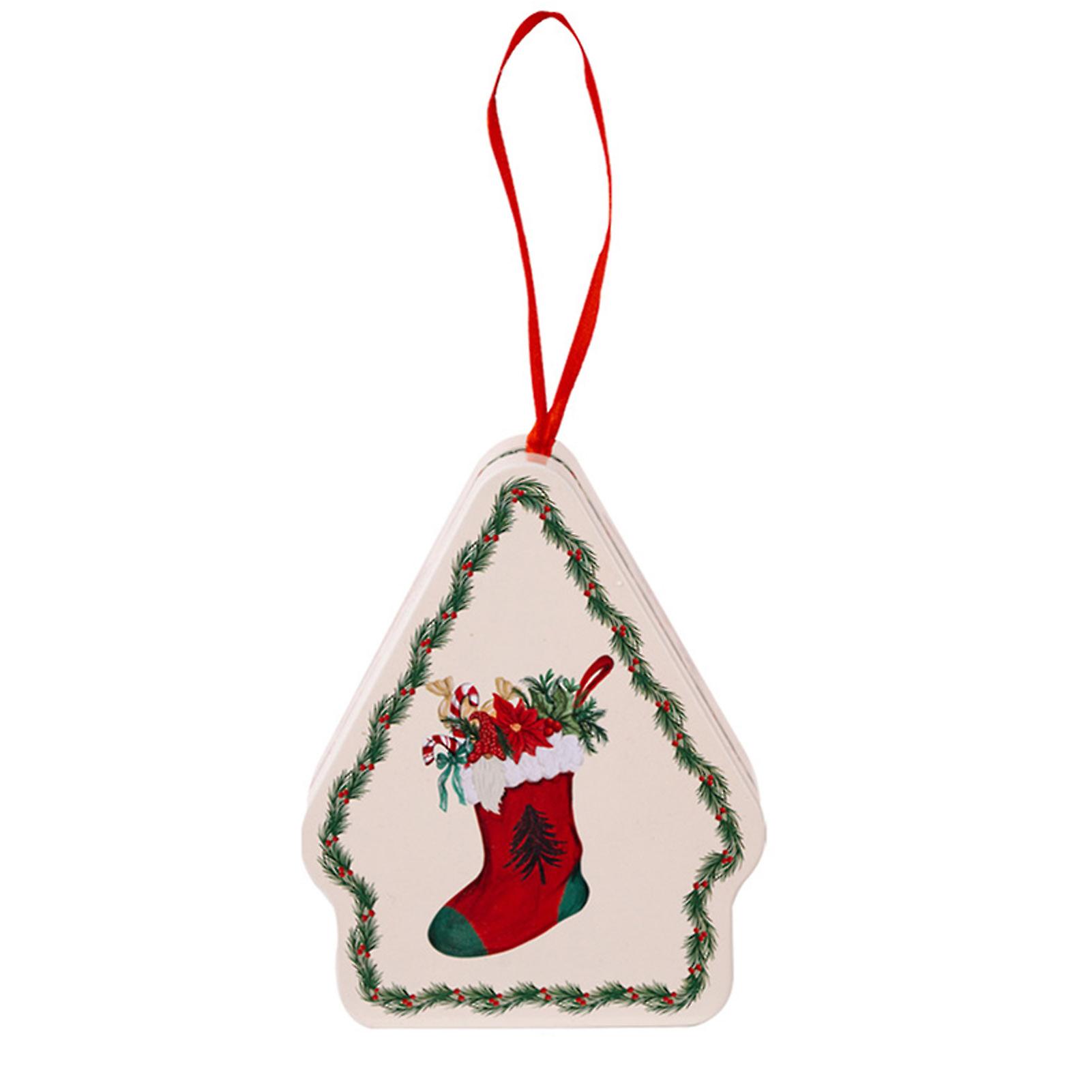 Christmas Candy Cane Gift Box Lightweight Dueable Candy Jar