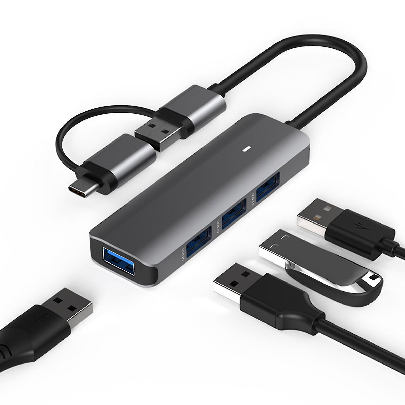 Usb Hub Docking Station 3.0 Adapter Type-c Usb Splitter Expander Sd Tf Reader