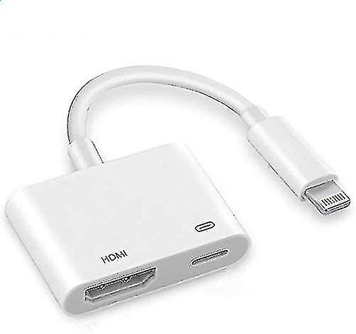 Digital Av Hdmi Adapter, Apple Mfi Certified Iphone Lightning To Hdmi Connector Compatible