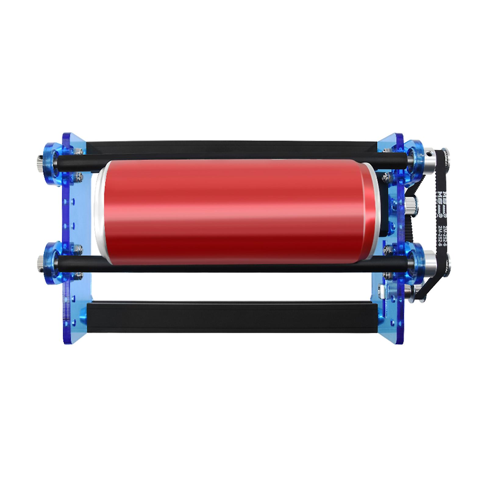 Laser Engraving Roller For Cylindrical Objects With 360 Rotating Engraving Axis