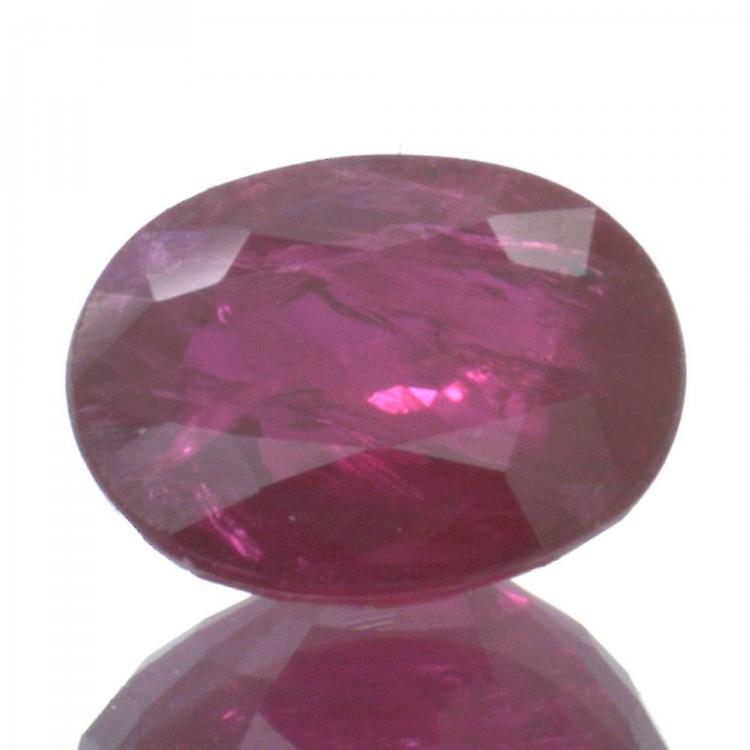 1,86ct Ruby Oval Cut awo57