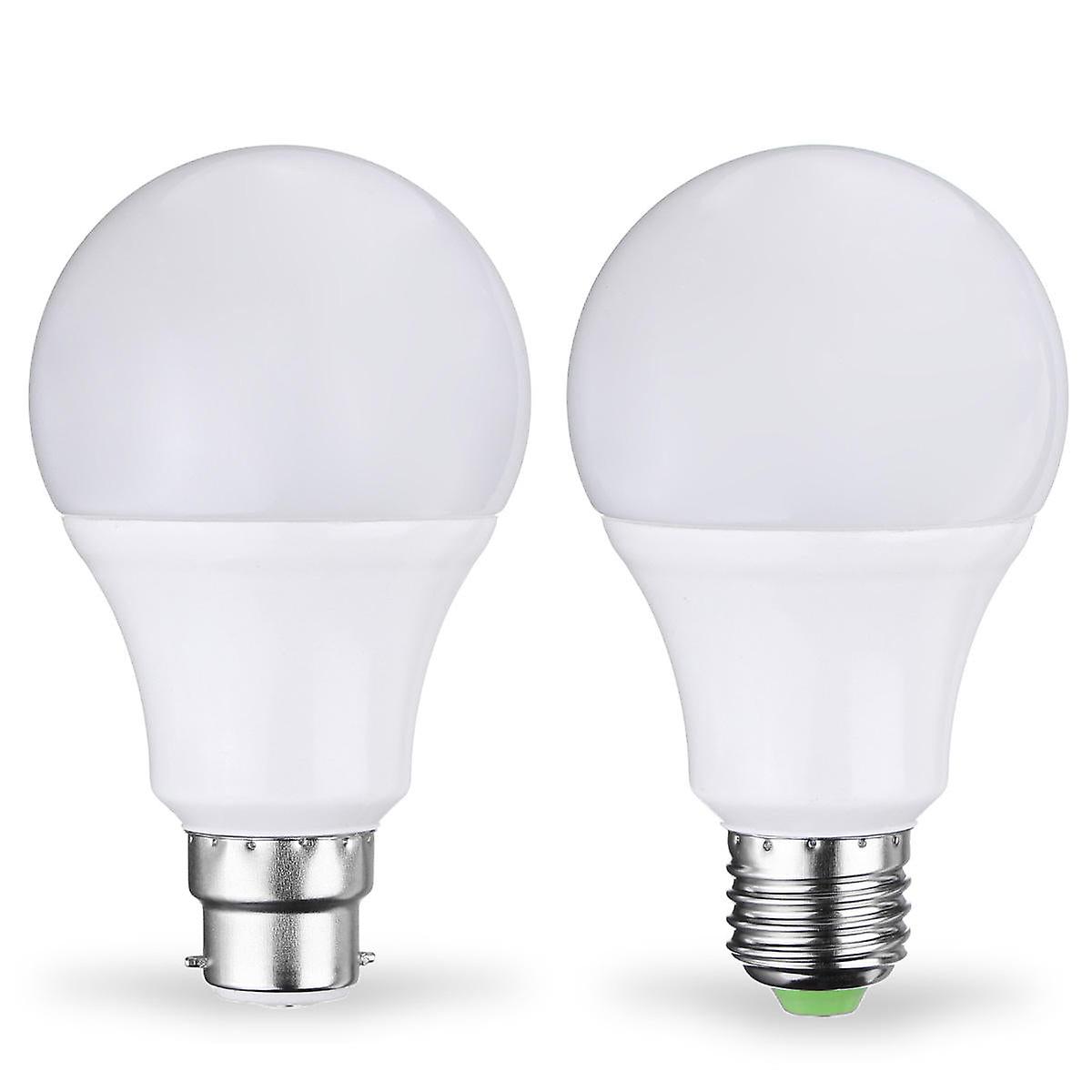 E27 B22 5w 10led Light Bulb, Warm/pure White, No Flicker, Energy Saving, Ac85-265v
