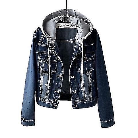 Damen Denim mit Kapuzenärmeln ET
