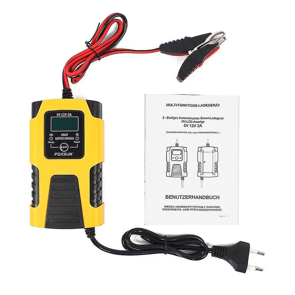 12v 6v Car Motorcycle Jump Starter Portable Maintainer Power Battery Charger