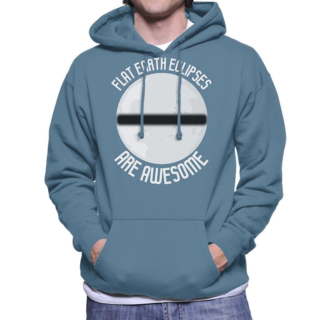 Flat Earth formørkelser er awesome menn ' s Hettegenser