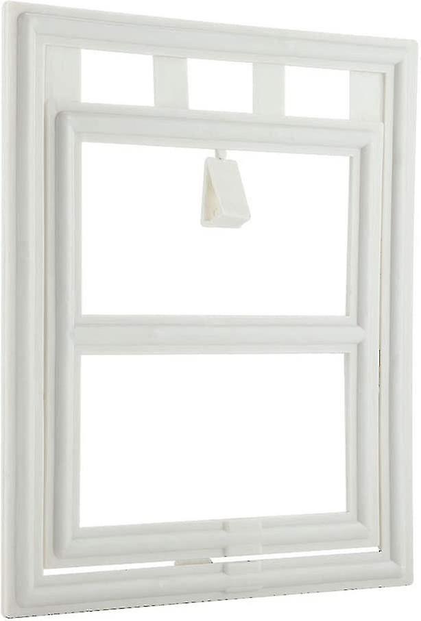 Pet Door, Cat And Pet, With Auto-close, Door Frame, Black, 4 Models (white, L)