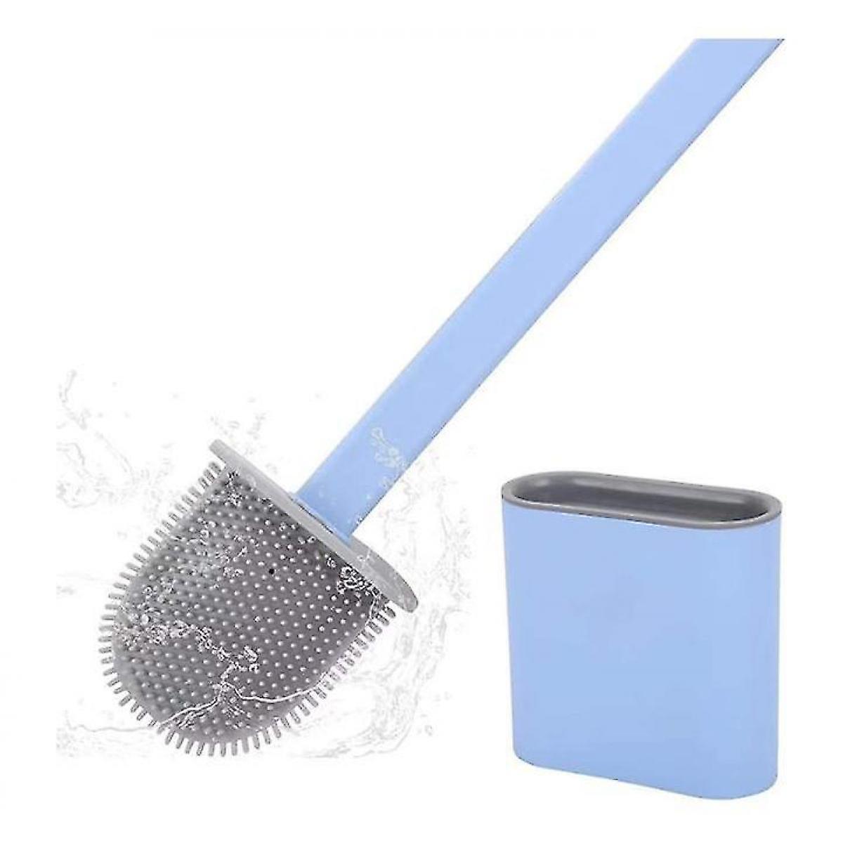 Soft silicone toilet brush