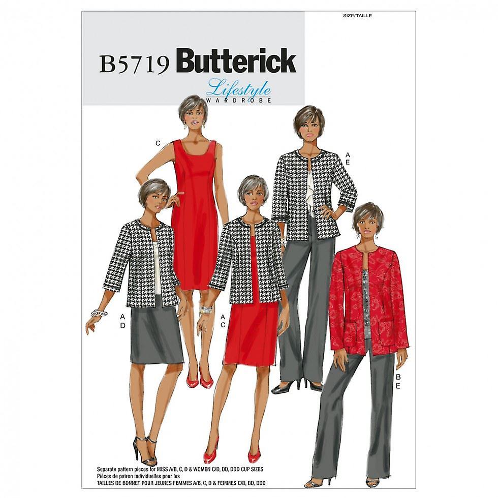 Butterick Paper Sewing Pattern 5719