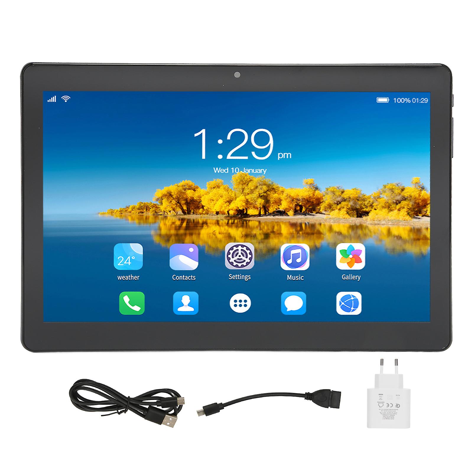 10 inch Tablet PC, 2GB RAM, 32GB ROM, IPS HD Screen, 3G Calling, 5G Wi-Fi, Android 10 Support