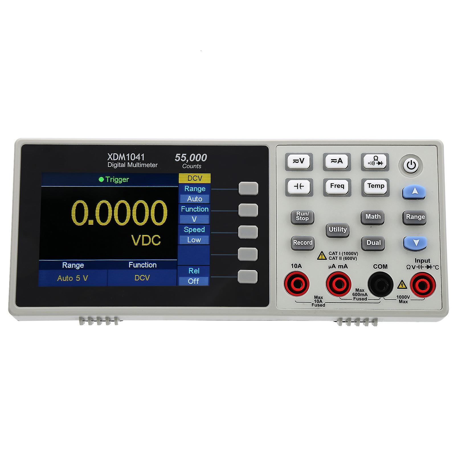 XDM1041 3.5in LCD Digital Multimeter True RMS 55000 Counts Blue