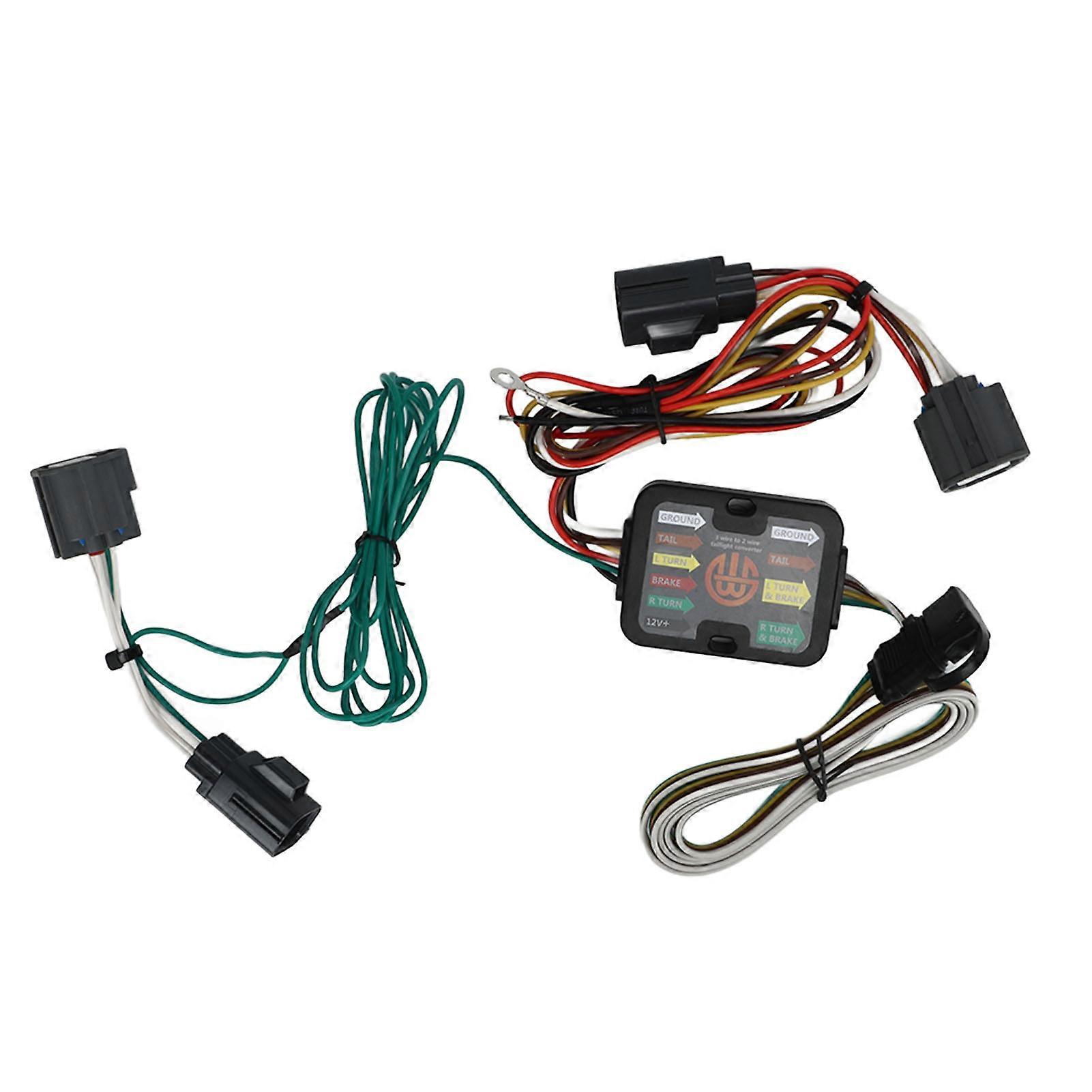 4 Pin Trailer Wiring Harness Stable Connection Plug and Play 56140 Replacement for Ford Focus Hatchback