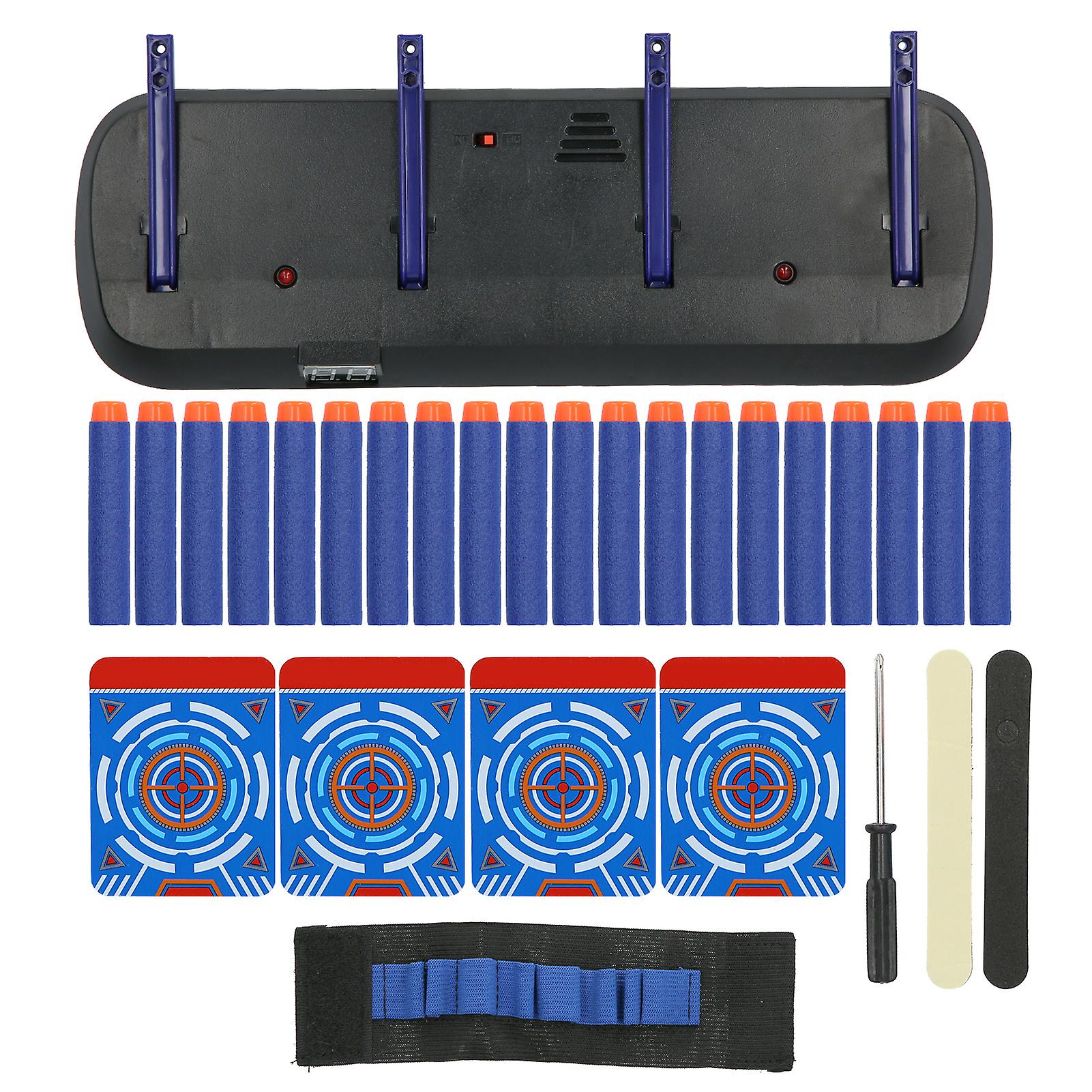 4-Digit Auto-Reset Electric Target with Sound for Outdoor Shooting Practice